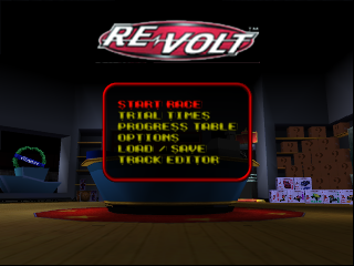 Re-Volt (Europe) (En,Fr,De,Es) Title Screen